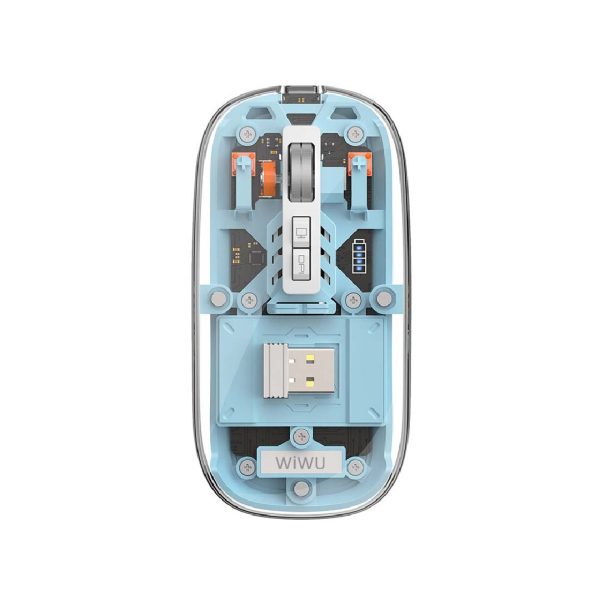 WiWU WM105 Crystal Transparent Magnetic Wireless Mouse - Image 2