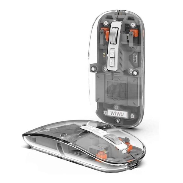 WiWU WM105 Crystal Transparent Magnetic Wireless Mouse - Image 5