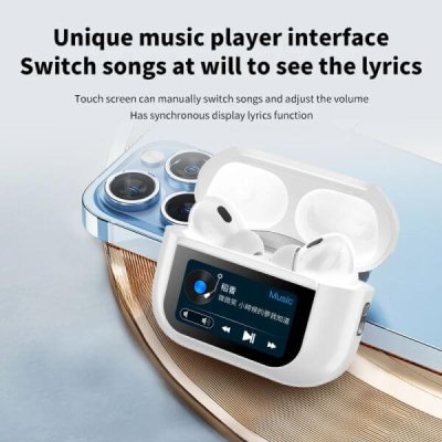 WT-2 Wireless Bluetooth Headset TWS Airpod With Led Touch Screen