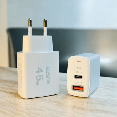 GearUP GP007 45W Fast Charging PD 3.0+ QC 3.0 USB Wall Charger